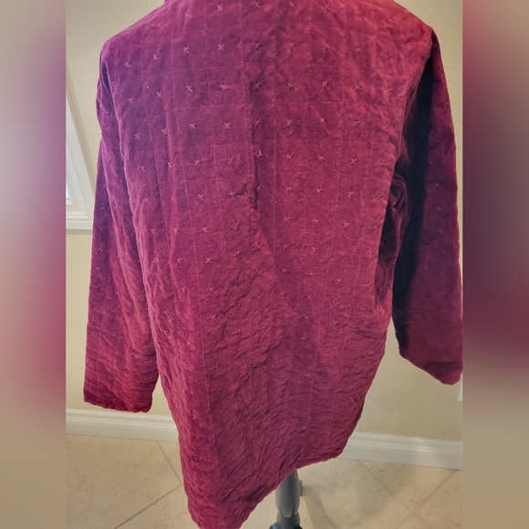 VELVET QUILTED JACKET - Picture 5 of 6